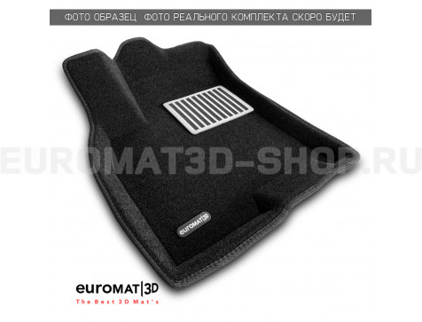 Текстильные 3D коврики Euromat3D Lux в салон для SsangYong Kyron (2006-) № EM3D-004603