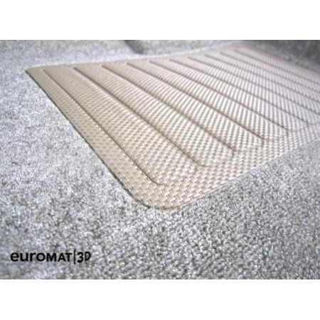 Текстильные 3D коврики Euromat3D Business в салон для Bmw X5 (E70) (2008-2014) № EMC3D-001212T Бежевые