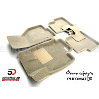 Текстильные 3D коврики Euromat3D Business в салон для Porsche Panamera (2012-2016) № EMC3D-004104T Бежевые Текстильные 3D коврики Euromat3D Business в салон для Porsche Panamera (2012-2016) № EMC3D-004104T Бежевые