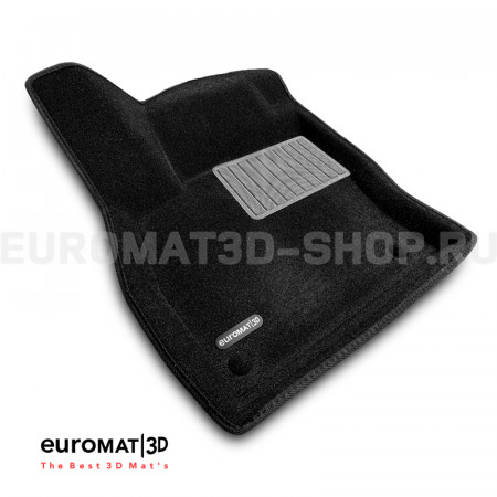 Текстильные 3D коврики Euromat3D Business в салон для Volkswagen Golf 7 (2013-2019) № EMC3D-004507