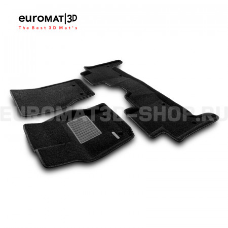 Текстильные 3D коврики Euromat3D Business в салон для Land Rover Range Rover Sport L494 (2014-2021) № EMC3D-003109
