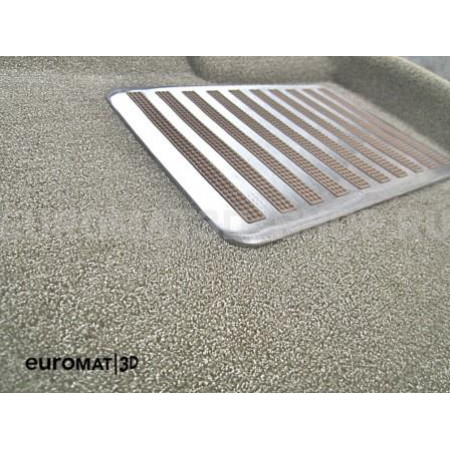 Текстильные 3D коврики Euromat3D Lux в салон для Lexus RX (2016-2022) № EM3D-003212T Бежевые