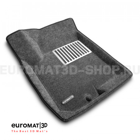 Текстильные 3D коврики Euromat3D Lux в салон для Kia Cerato (2010-2013) № EM3D-002722G Серые Текстильные 3D коврики Euromat3D Lux в салон для Kia Cerato (2010-2013) № EM3D-002722G Серые