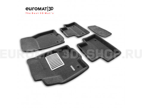 Текстильные 3D коврики Euromat3D Lux в салон для Jaguar E-Pace (2018-) № EM3D-002757G Серые Текстильные 3D коврики Euromat3D Lux в салон для Jaguar E-Pace (2018-) № EM3D-002757G Серые