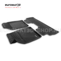 3D коврики Euromat3D EVA в салон для Jetour T2 (2023-) № EM3DEVA-000023 3D коврики Euromat3D EVA в салон для Jetour T2 (2023-) № EM3DEVA-000023