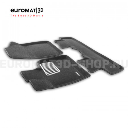 Текстильные 3D коврики Euromat3D Lux в салон для BYD SONG PLUS (2020-) № EM3D-001250