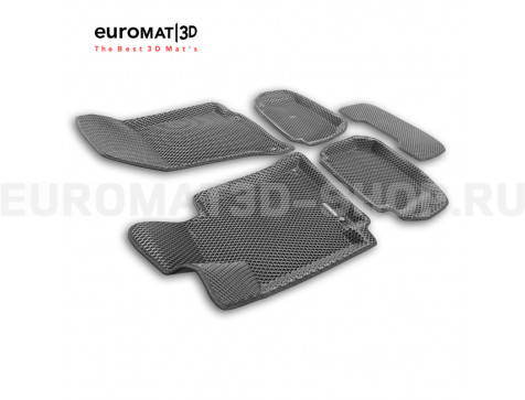 3D коврики Euromat3D EVA в салон для Mercedes E-Class Coupe (C238) (2017-) № EM3DEVA-003507