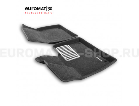 Текстильные 3D коврики Euromat3D Lux в салон для ZEEKR 9X (2025-) № EM3D-005724