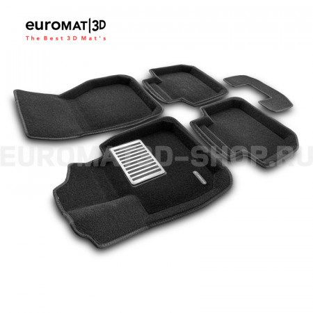 Текстильные 3D коврики Euromat3D Lux в салон для Bmw X1 (U11) № EM3D-0012XX